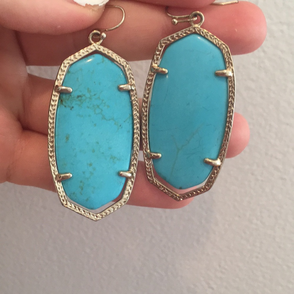 Kendra Scott Turquoise Elle Earrings